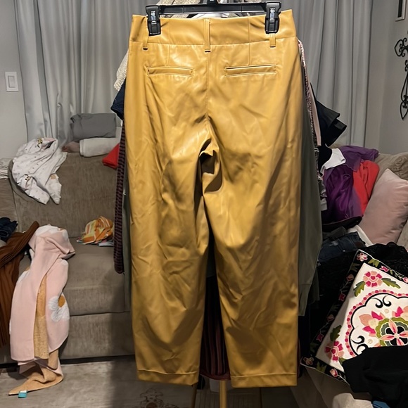 NWT WOMENS A NEW DAY LEATHER LIKE PANTS SIZE 4 - Picture 3 of 6